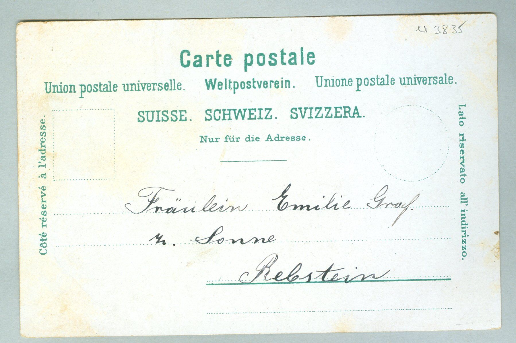 Cartes postales: 1900/10 Schweiz AK Kt AR – D'occasion à Zürich par yago-rot 1