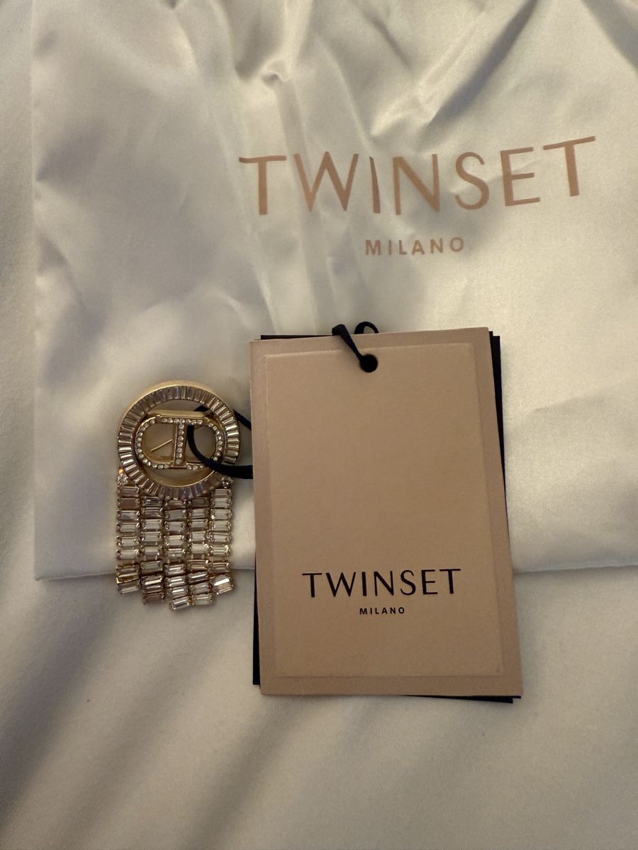 Altri gioielli: Twinset Broche Gold Glitzersteine – Nuovo e nell'imballaggio originale da Zürich venduto da derhollaender 3