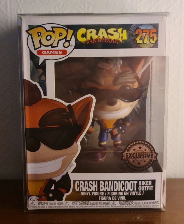 Funko crash bandicoot biker outfit N°275 Kaufen auf Ricardo