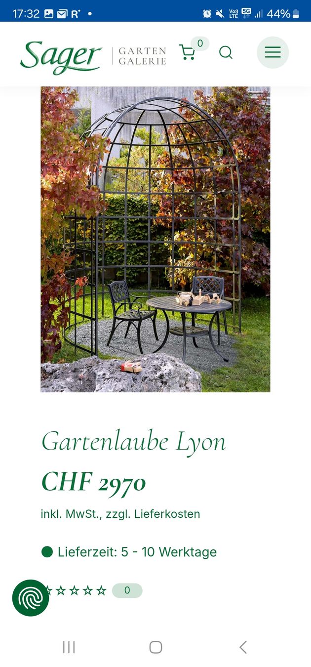 Altre Decorazioni per giardino: Pavillon / Rankgerüst – Usato da Ehrendingen venduto da leo875 5