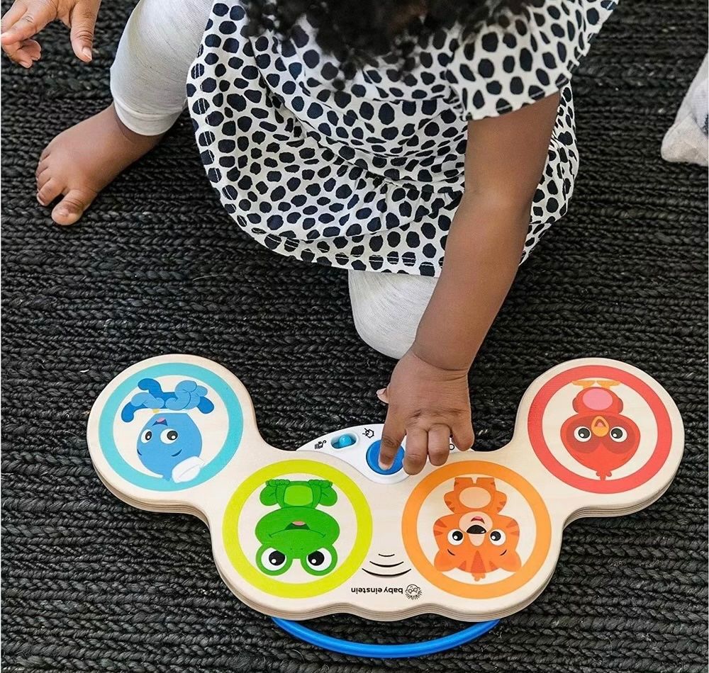 Hape Giocattoli: Baby Einstein Hape Magic Touch Trommel Holz – Nuovo e nell'imballaggio originale da Basel venduto da Seifehuesli 4