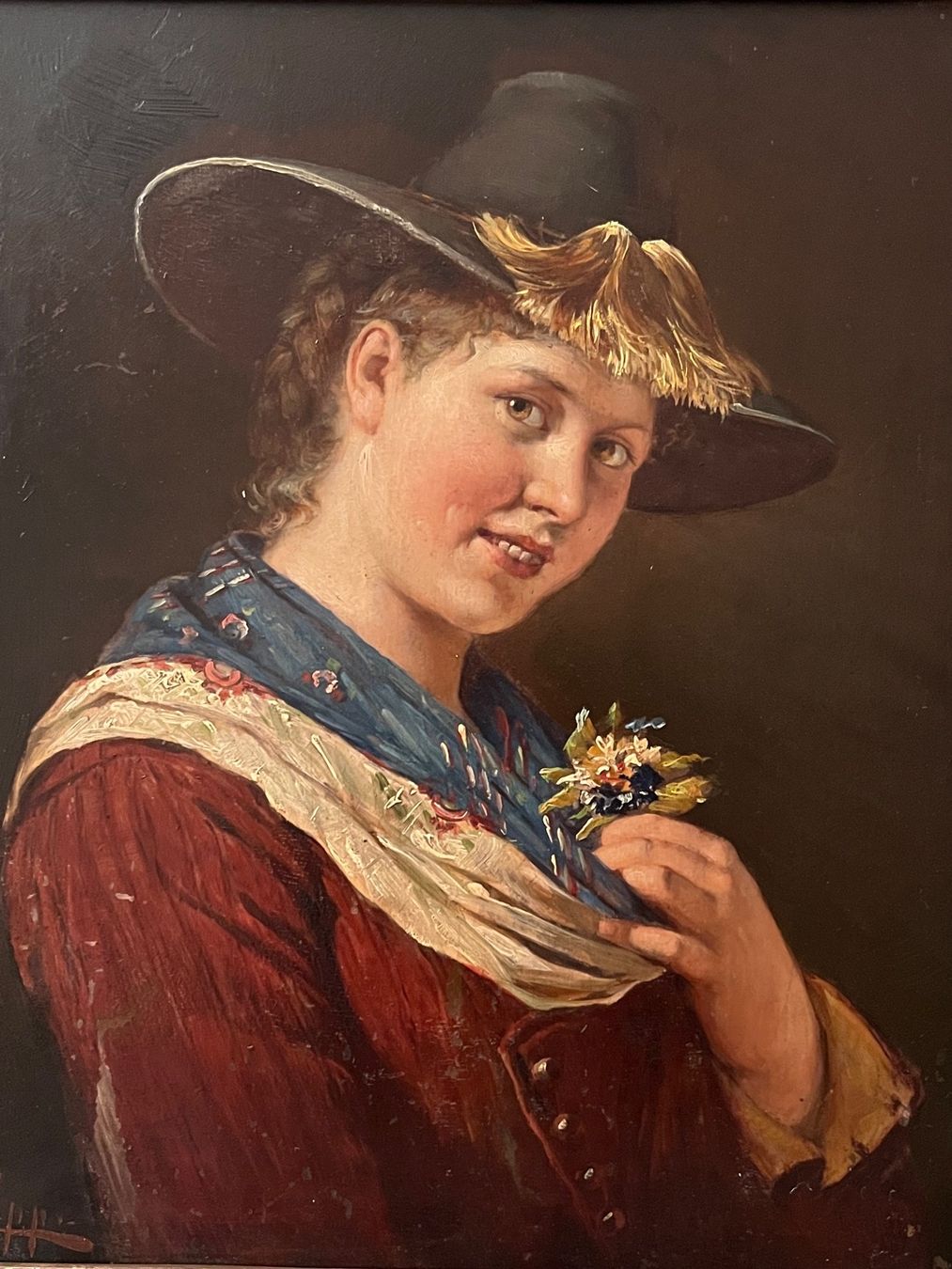 Dipinti: RUDOLF EPP (1834 Eberbach- 1910 München) Wunderschöne Stück – Usato da Basel venduto da PAUL_ART
