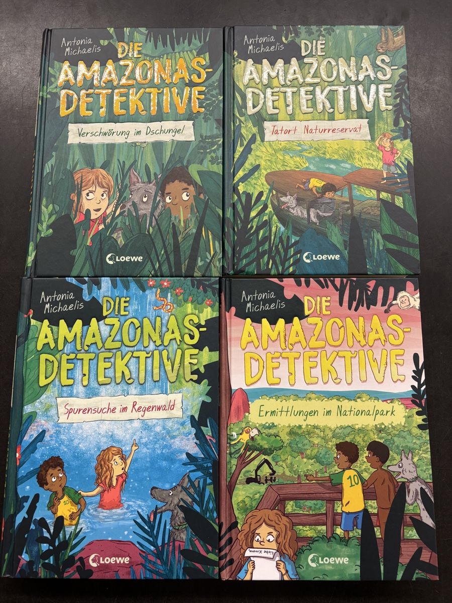 Libri: "Die Amazonas Detektive" 4 Bücher Set – Usato da Büren an der Aare venduto da Nikito2001