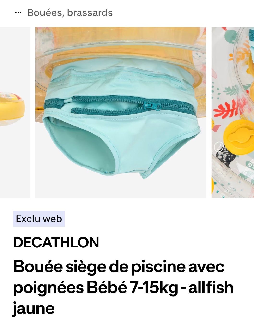Schwimmringe: Bouée avec assise pour bébé – Gebraucht aus Collombey von svea16 2