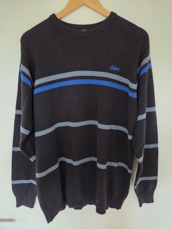 DC Shoes Strickpullover Herren L schwarz blau grau