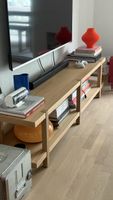 Meuble TV en bois clair - Style scandinave