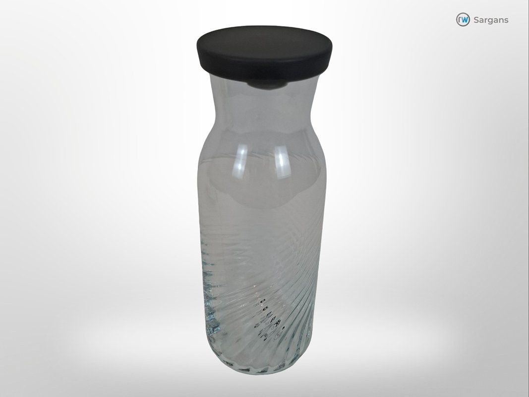 Borracce & Thermos: JYSK Glas Wasserflasche mit Gummideckel – Usato da Sargans venduto da Restwert_Sargans
