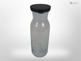 JYSK Glas Wasserflasche mit Gummideckel
