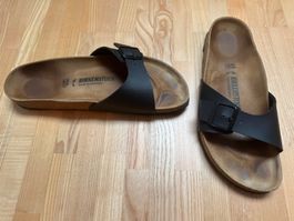 Birkenstock Sandalen Leder schwarz Grösse 45