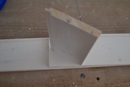 Holztäfer 4,5 m weiss lasiert 1,5 QM