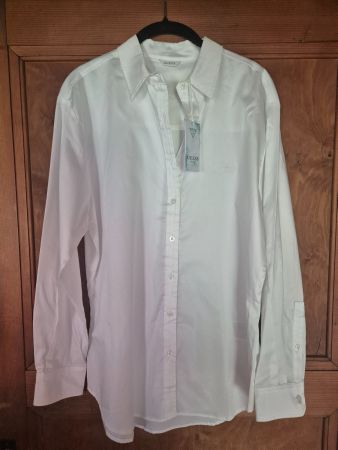 Chemise blanche Guess femme manches longues neuve taille S