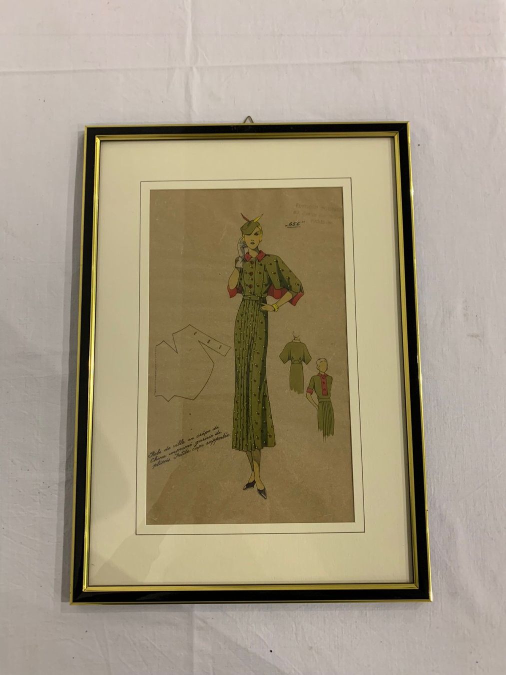Tableaux: Lotto figurini moda anni '30/'40 Originali – D'occasion à Bedigliora par des_j29b