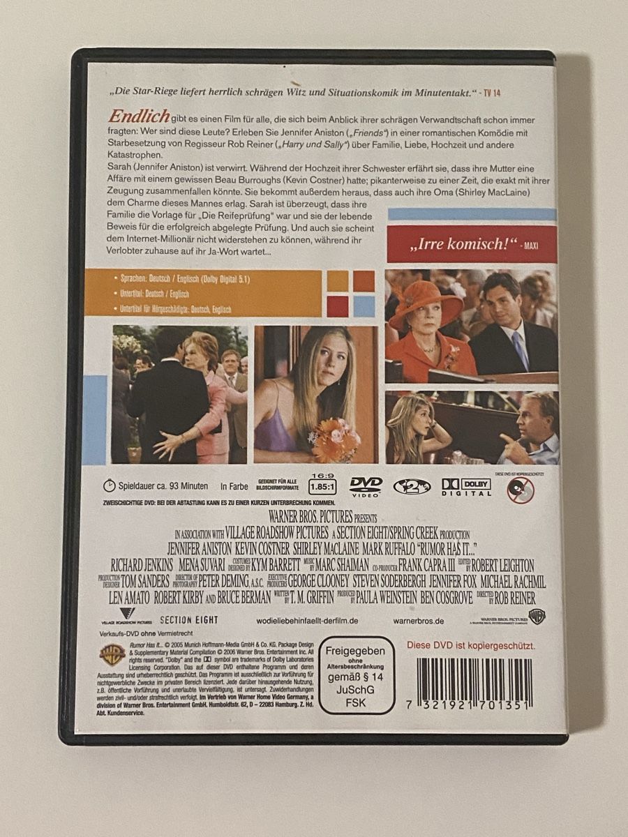 Alle DVDs: DVD "Wo die Liebe hinfällt..." – Gebraucht aus Oensingen von mig_99db 2