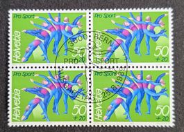 Pro Sport W67/"Sport im Verein" ET 4er Block (1989)