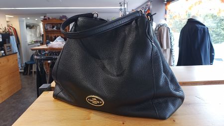 Coach Ledertasche schwarz neuwertig
