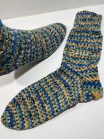 Handgestrickte Socken, Gr. 39/40  🍀