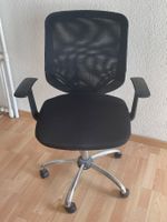 Bürostuhl mit Netzrücken, schwarz, Home-Office
