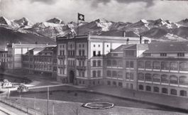 Thun Kaserne mit Eiger - Mönch - Jungfrau