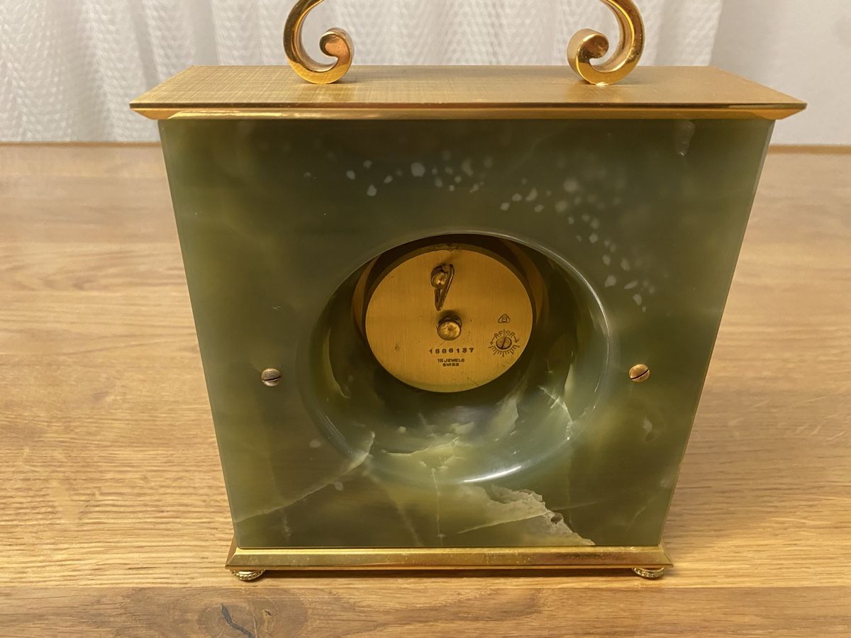 Imhof Orologi da terra & Orologi da parete: Vintage Imhof Tischuhr 🇨🇭🇨🇭🇨🇭 – Usato da Birr venduto da Vintage-Liebhaber 1
