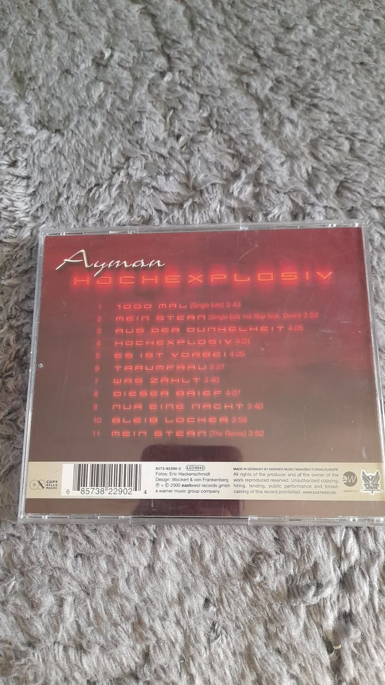 CD: AYMAN   HOCHEXPLOSIV   CD – Usato da Wetzikon ZH venduto da Ramones01 1