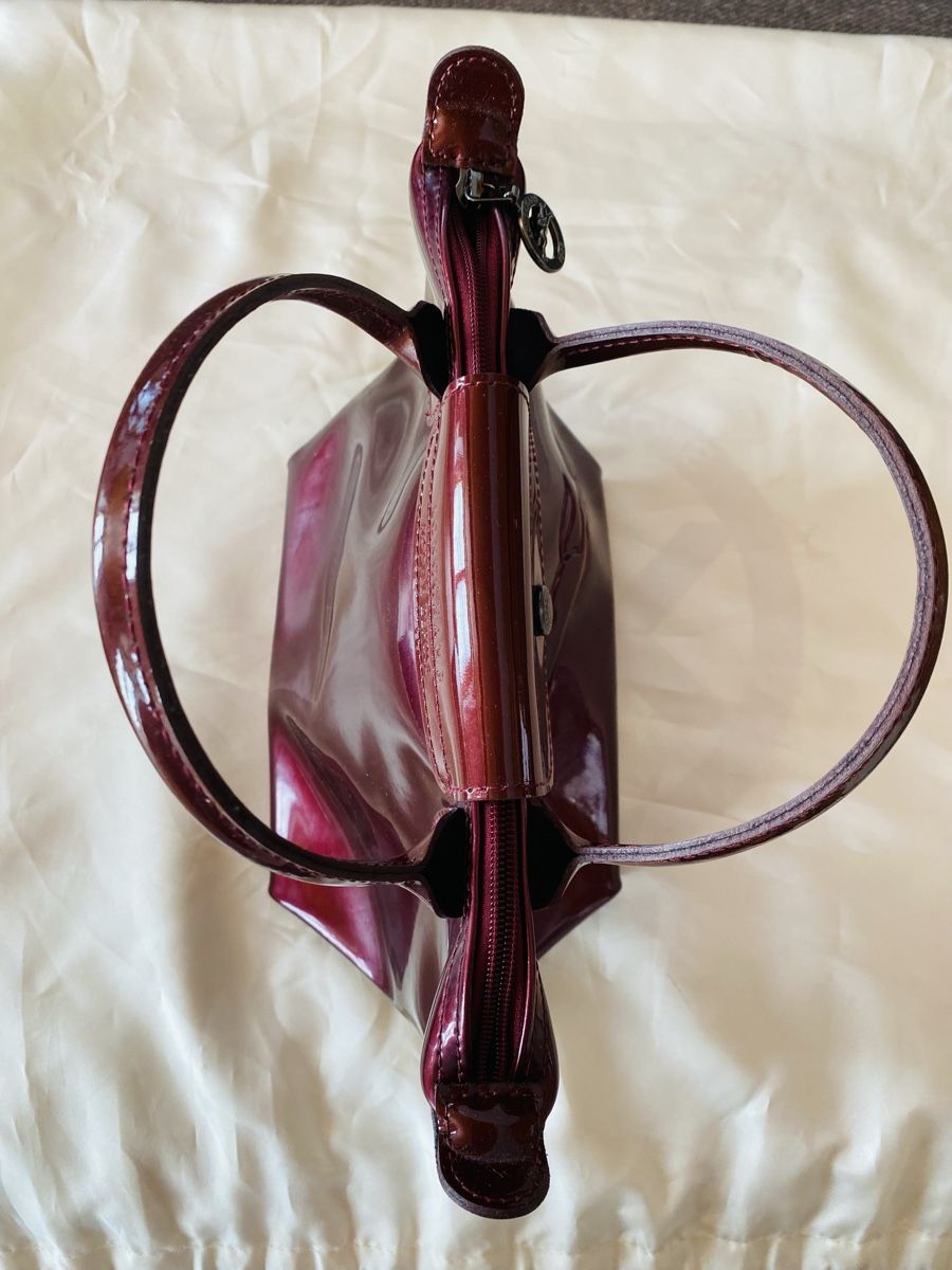 Longchamp Borse: Longchamp Mini Handtasche Lack bordeaux – Nuovo (secondo la descrizione) da Gossau ZH venduto da Lia_Chris 3