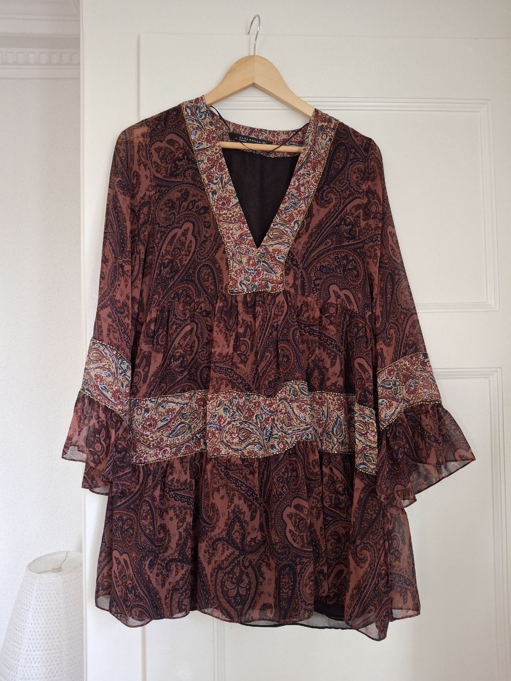 Zara Vestiti: Robe boho Zara M bordeaux  – Usato da Lausanne venduto da Cognitia