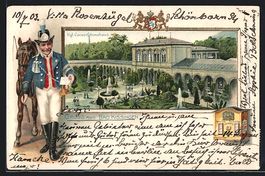 Passepartout-Lithographie Bad Kissingen,
