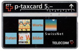 Telecom Bern, SwissNet - seltene Geschenk Taxcard
