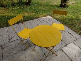 SUNDSÖ (IKEA) - klappbarer set - Metalltisch mit 2 Stühlen