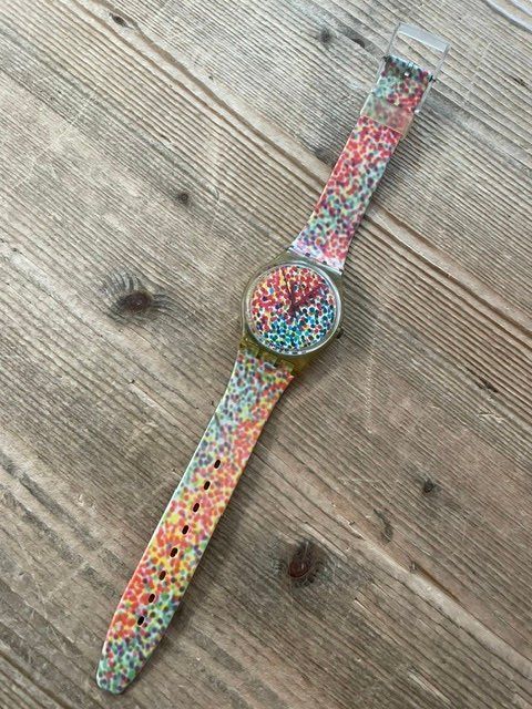Swatch Orologi: Swatch GZ121 "Lots of Dots" – Usato da Neuhausen am Rheinfall venduto da galleria13