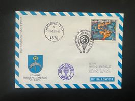 1992  87. Ballonpost Österreich Aistersheim  (G866)
