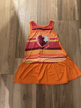 Desigual Heart Dress 🧡 Size 7/8 yr
