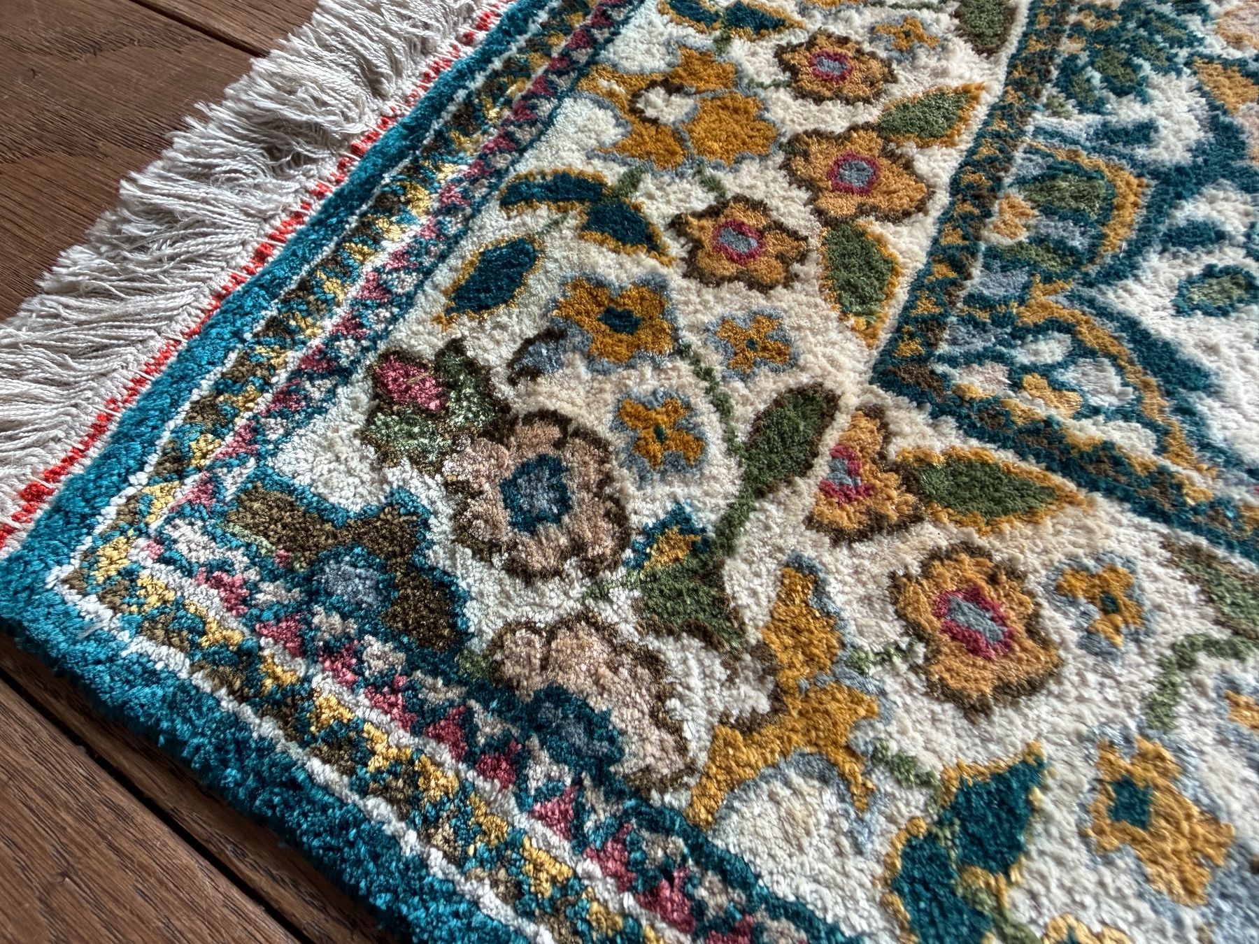 Tappeti: Kashmir Seidenteppich - 100% handgeknüpft – Usato da Bennau venduto da Mayer_Carpets 2