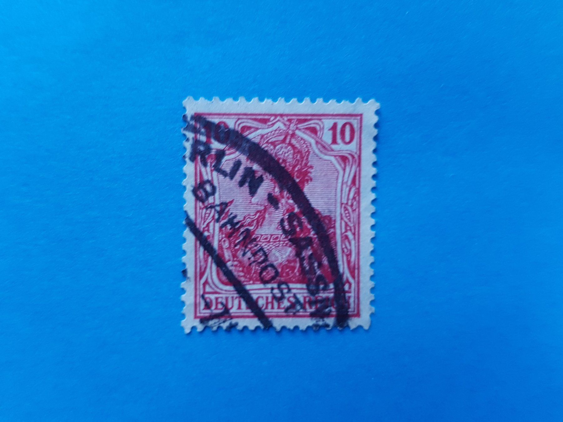 Tutti i francobolli: 10 Reichspfennig - DR - Germania < 191x – Usato da Reinach BL venduto da Dexy62