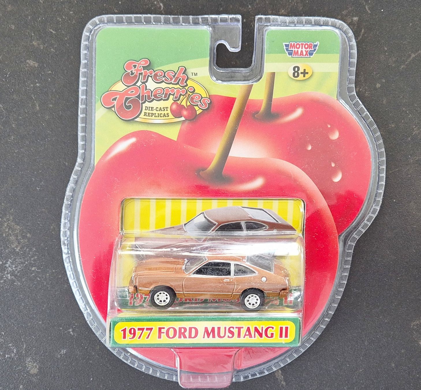Ford Modellini d'auto: 1977 Ford Mustang II Hatchback, Motor Max, 1/64 – Nuovo e nell'imballaggio originale da Zuzwil SG venduto da Peranacapri 1