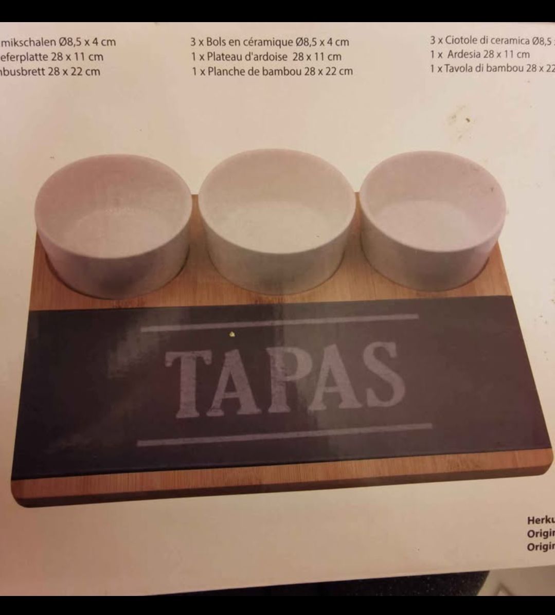 Set di piatti: Geschirr Tapas Set, 🇪🇸 Neu 🖤 – Nuovo e nell'imballaggio originale da Dübendorf venduto da Me_sa 3
