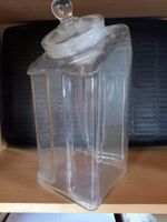 Vintage Bonbon Glas / Vorratsglas mit Deckel,