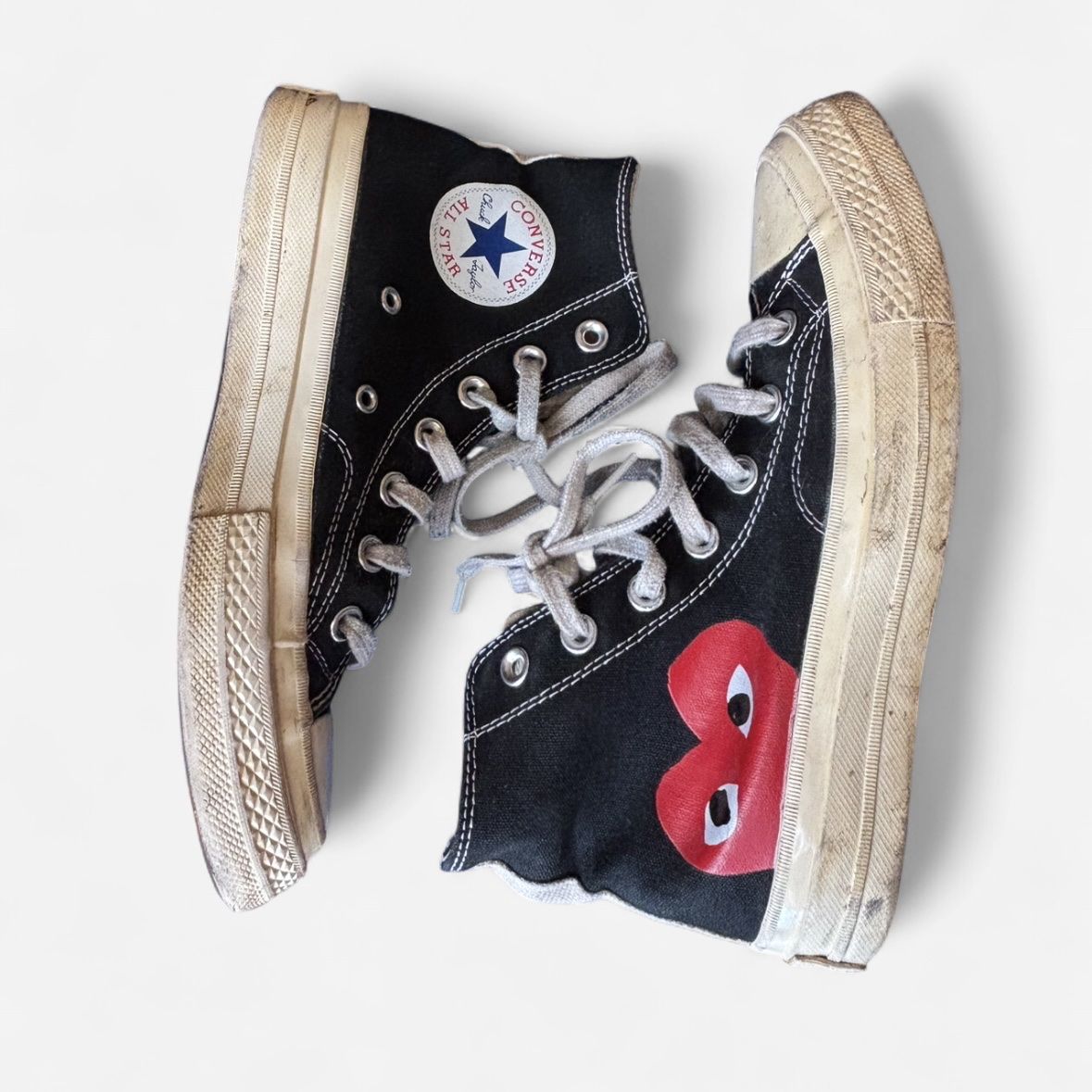 Converse Scarpe da uomo: Schwarze Converse Comme des garçons – Usato da Lausen venduto da sineri 1