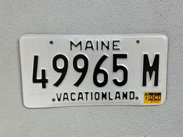 🇺🇸🇺🇸 USA Nummernschild # MAINE VACATIONLAND # 🇺🇸🇺🇸