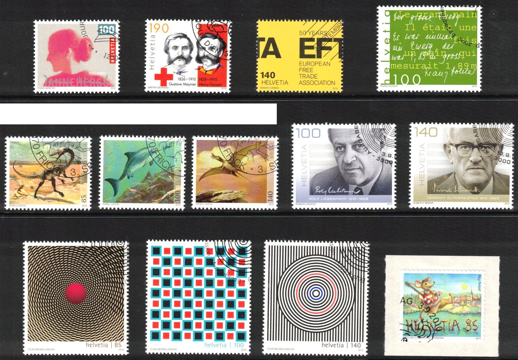 Alle Briefmarken: 3/2010    Einzelmarken    gestempelt – Gebraucht aus Mellingen von Ginger