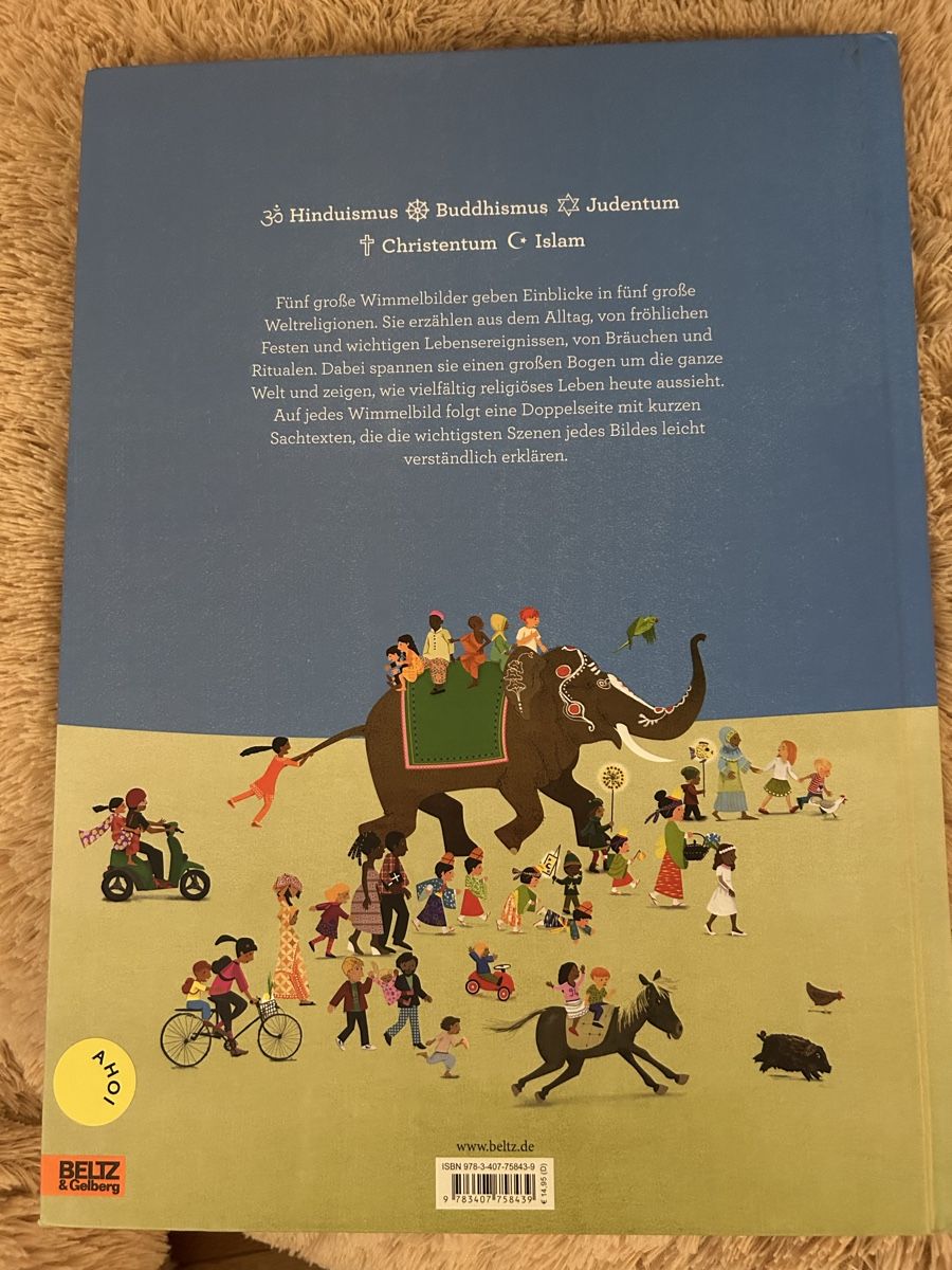 Libri: Wimmelbuch der Weltreligionen – Nuovo (secondo la descrizione) da Arbon venduto da oli_ta 1