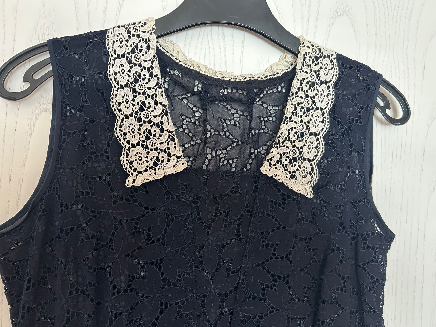 Vestiti: Damenkleid aus Spitzen dunkelblau – Usato da Gutenswil venduto da walker60 1