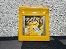Neue Batterie GB Original Pokémon Gelbe Edition deutsch Gelb
