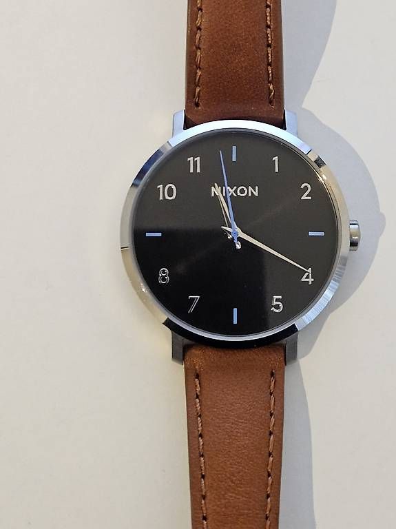 Orologi: Nixon The Arrow Leather Black / Brown – Usato da Saland venduto da zwergli90 3