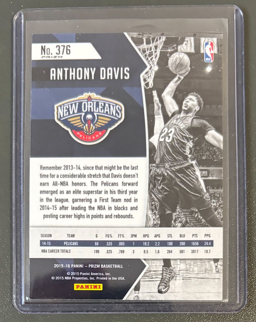Nba Carte collezionabili: NBA Anthony Davis 2015 Flash Prizm Parallel All-NBA Card – Nuovo (secondo la descrizione) da Muri b. Bern venduto da winningloser 1