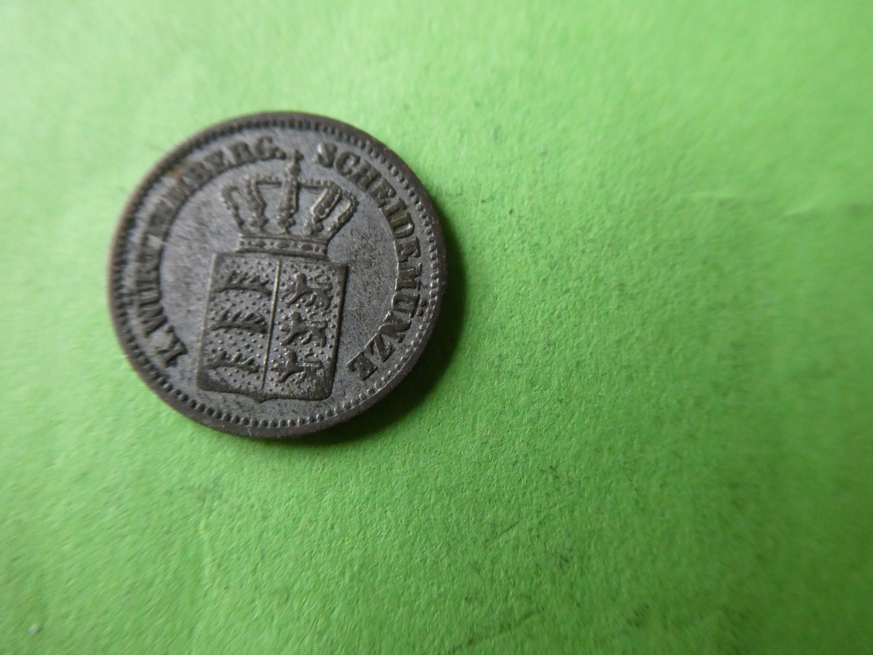 Toutes les monnaies: Württemberg 1870, 1 Kreuzer   Silber – D'occasion à Hinterforst par Rohusri