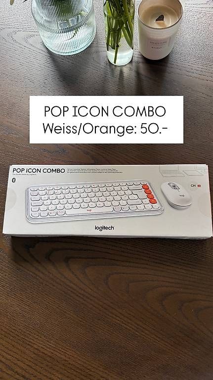 Tastiere:  Tastatur-Maus-Set POP Icon Combo Off-white – Usato da Schlieren venduto da kumsal.aykac
