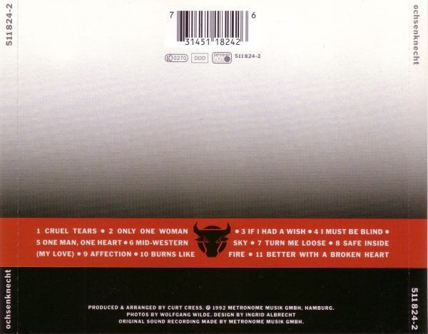 CD: CD Ochsenknecht - S/t (1992) – Usato da Möriken AG venduto da mineralia 1