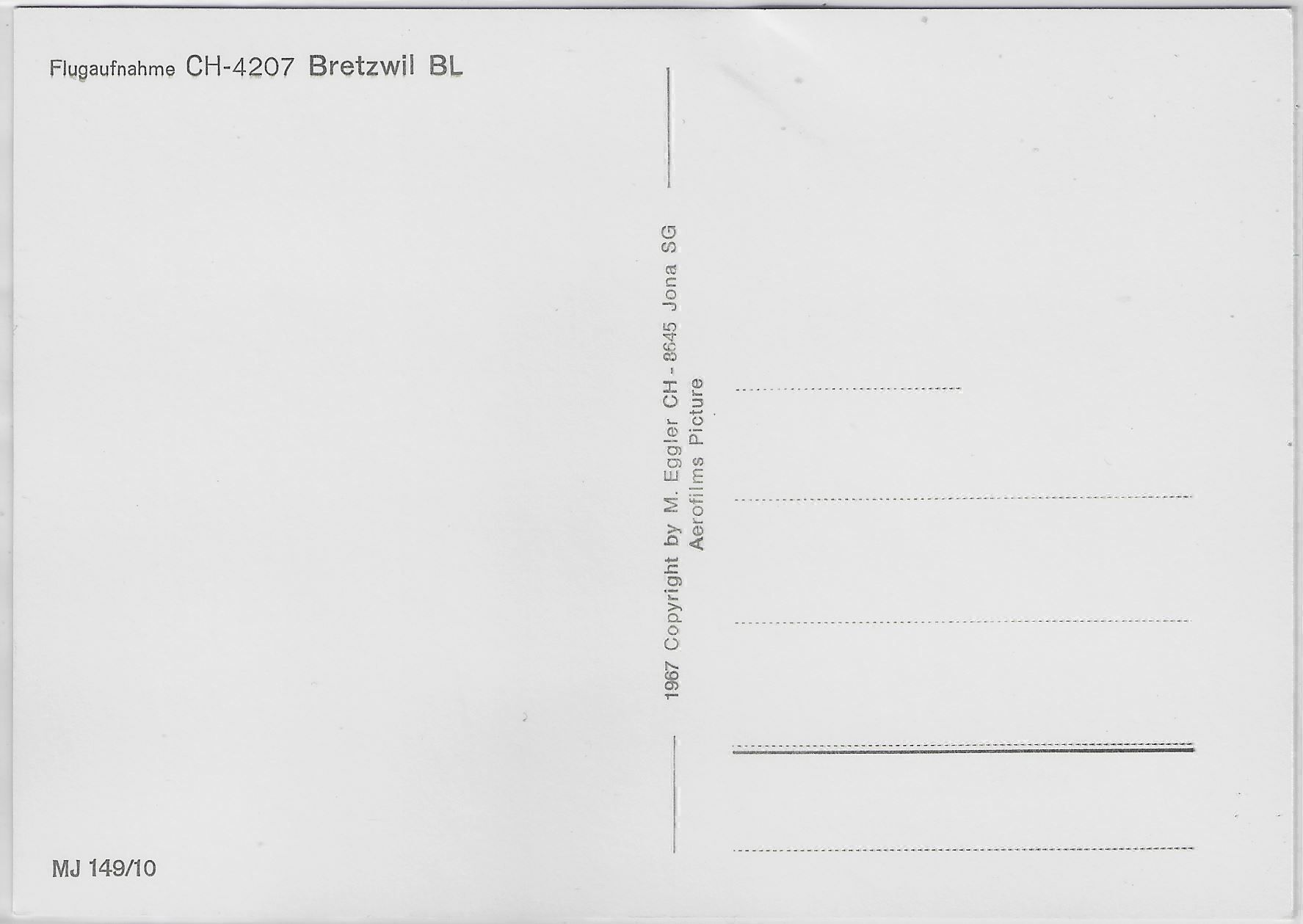Cartoline postali: Flugaufnahme Bretzwil BL – Antico da Ettingen venduto da Kartenplanet 1