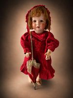 Antike französische Porzellankopfpuppe, S.F.B.J. 247 Paris